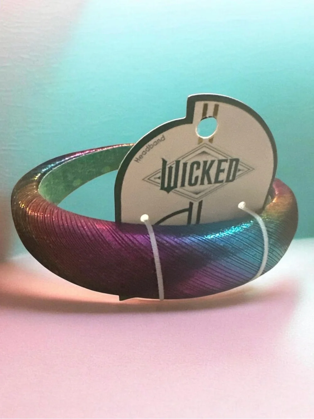 Scünci Iridescent Multicolor Padded Headband